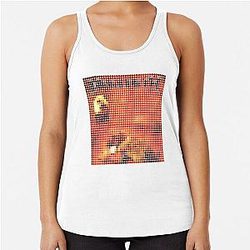 Megadeth - Risk - Version 2 Racerback Tank Top