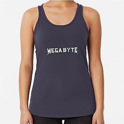 Megabyte Megadeth Parody Racerback Tank Top