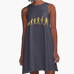 Sports Megadeth Guitar Player Evolution A-Line Dress