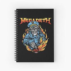 megadeth Spiral Notebook