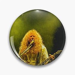 Dave Mustaine - Megadeth in Peru Pin