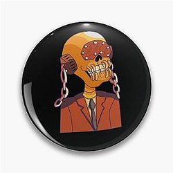 Vic Rattlehead from Megadeth Pin