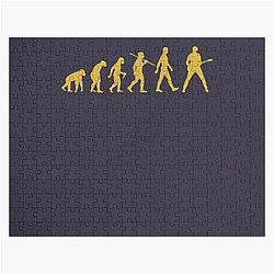 Sports Megadeth Guitar Player Evolution Jigsaw Puzzle