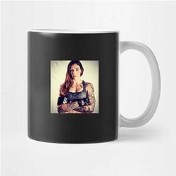 Tall Striker Megan Anderson Mugs