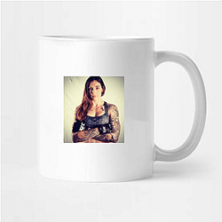 Tall Striker Megan Anderson Mugs