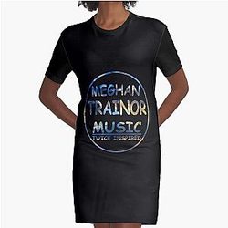 Day Gift Meghan Trainor Cool Gifts Graphic T-Shirt Dress