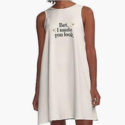 Made You Look (by Meghan Trainor) A-Line Dress