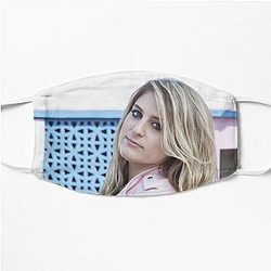 Meghan Trainor Poster Art For Fans Flat Mask