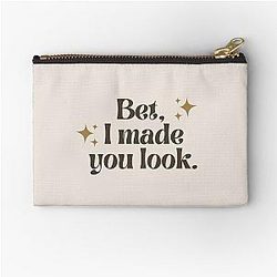 Made You Look (by Meghan Trainor) Zipper Pouch