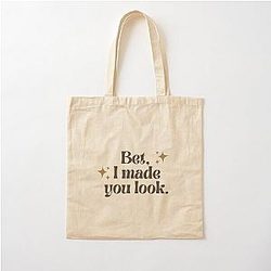 Made You Look (by Meghan Trainor) Cotton Tote Bag