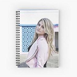 Meghan Trainor Poster Art For Fans Spiral Notebook