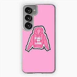 Made You Look (Pink Hoodie) -- Meghan Trainor lyrics Samsung Galaxy Soft Case