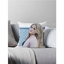 Meghan Trainor Poster Art For Fans Throw Pillow