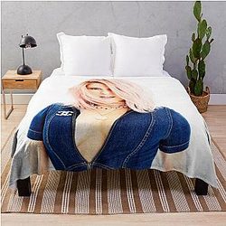 Meghan Trainor Beutiful Throw Blanket
