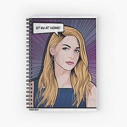 Melissa Benoist Spiral Notebook