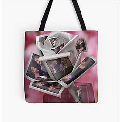 Chris Wood and Melissa Benoist All Over Print Tote Bag