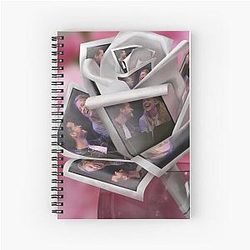 Chris Wood and Melissa Benoist Spiral Notebook