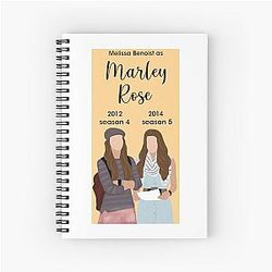 Melissa Benoist as Marley Rose from Season 4 to Season 5 Glee Spiral Notebook