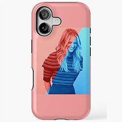 Cute Melissa Benoist Red Background iPhone Tough Case