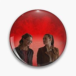 Melissa Benoist and Katie McGrath in the background