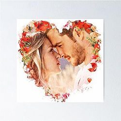 Melissa Benoist and Chris Wood Poster