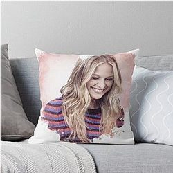 Melissa Benoist Throw Pillow