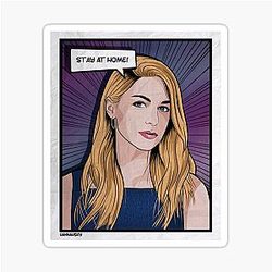 Melissa Benoist - Stay at Home Sticker