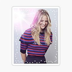 Cute Melissa Benoist Background Sticker
