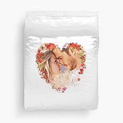 Melissa Benoist and Chris Wood Duvet Cover