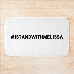 Melissa Benoist Black Bath Mat