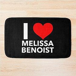 I Heart Melissa Benoist Bath Mat