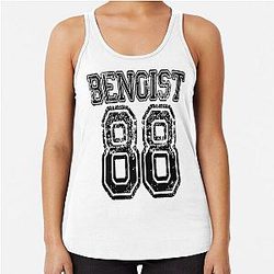 Melissa Benoist College Racerback Tank Top