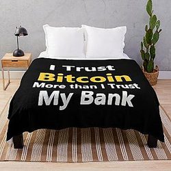 Ik vertrouw Bitcoin meer dan ik vertrouw mijn bank gooien deken RB0811
