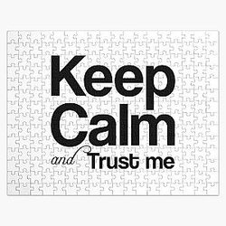 Keep calm and trust me, I AM...    Jigsaw Puzzle RB0811