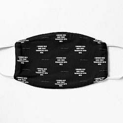 I wonder men dare trust themselves with men.  -  William Shakespeare Quote - QWOB  Graphix Flat Mask RB0811