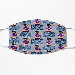 Men Funny Fully-Vaccinated Mask Trust Issues Nasty Sarcasm   Flat Mask RB0811