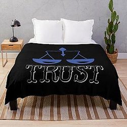 TRUST- Trust quotes Throw Blanket RB0811