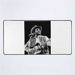 Merle Haggard Autographed 8 x 10 photo reprint – That's the Way Love Goes poster Desk Mat