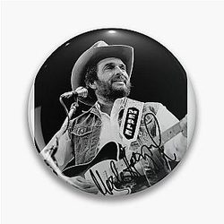 Merle Haggard Firmado 8 x 10 fotos reimpresión RP Love Goes poster Pin
