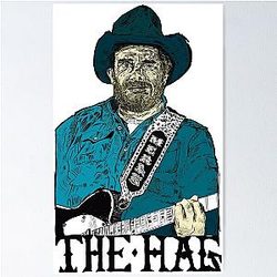 Merle Haggard T-Shirt Poster