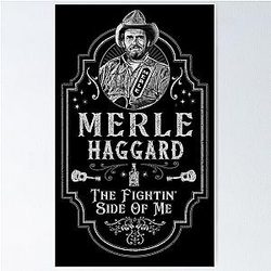Merle Haggard, The Fightin' Side of Me Tribute Poster