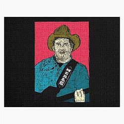 Merle Haggard Hand Drawn Jigsaw Puzzle