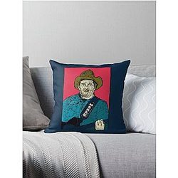 Merle Haggard Desenho da Mão Lançar Travesseiro