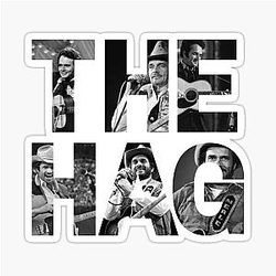 Merle Haggard The Hag Sticker