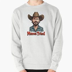 Mama Tried Merle Haggard Caricature Pullover Sweatshirt