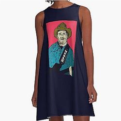 Merle Haggard A-Line Dress