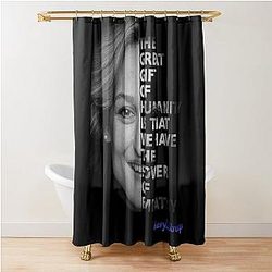 Meryl Streep The Great Gift of Humanity Shower Curtain