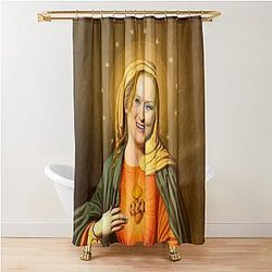Saint Meryl Streep Shower Curtain
