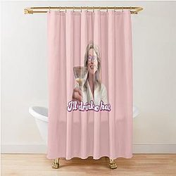 Meryl Streep I'll Drink to That Ladies Who Lunch Shower Curtain