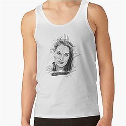 Meryl Streep Sketch Art Tank Top